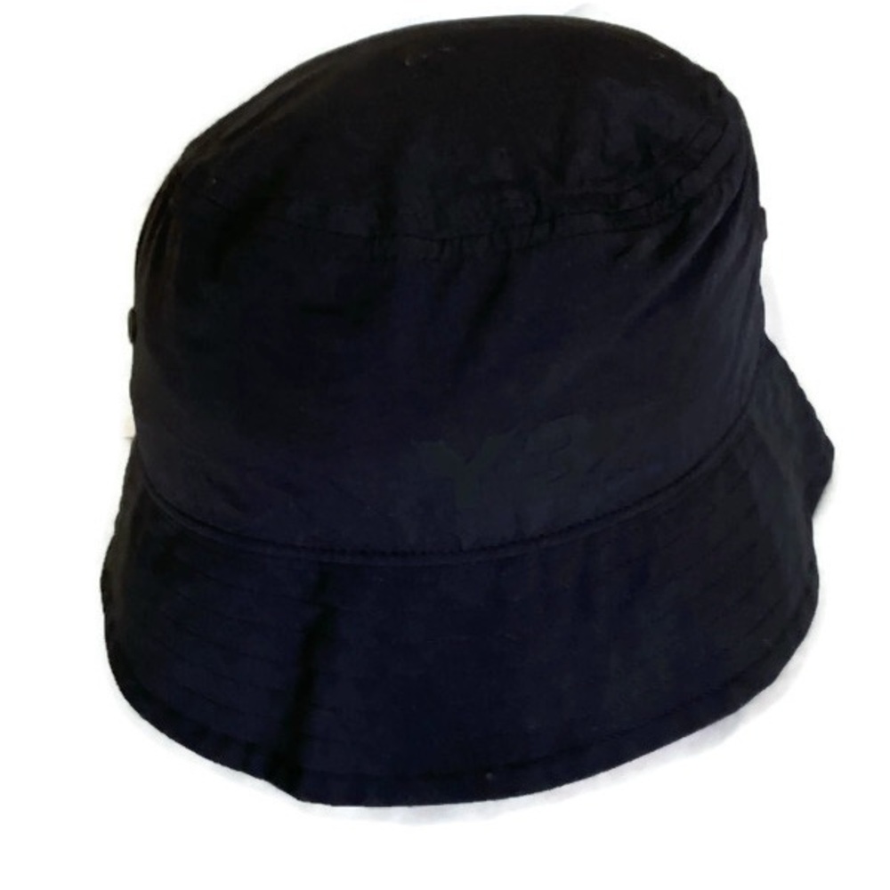Y-3 Black Nylon Bucket Hat